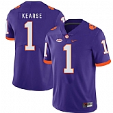 Clemson Tigers 1 Jayron Kearse Purple Nike College Football Jersey Dzhi,baseball caps,new era cap wholesale,wholesale hats